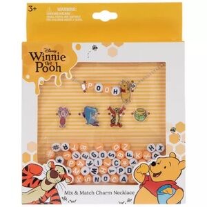New Winnie The Pooh Charm Necklace Kit NWT Set